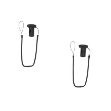 2St Plastic Penhouder Voor Journal Elastische Retractable Penriem