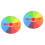 2Pièces Roue De Jeu Suspendue Multi Couleurs Pour Fêtes Et Écoles 4