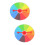 2Pièces Roue De Jeu Suspendue Multi Couleurs Pour Fêtes Et Écoles 6