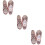 3St Mode Roze PU Dansschoenen Elegant Feest En 9