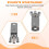Drum Mounting Screw Clamps Adjustable Extension Clip Hardware Mount Drum Set Parts 4