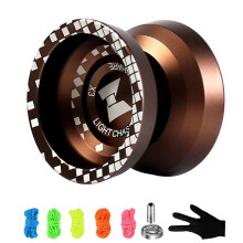 LESHARE Yoyo Magic Yoyo Reagerende Pro X3 voor Gevorderde Spelers, Responsieve Yoyo voor Beginners, Aluminium Kinderyoyo