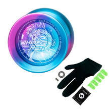 LESHARE Set Professionale Yo-Yo Magic Yoyo Reattivo con Cuscinetti Sostituibili e Guanti per Bambini Principianti, con 5 Corde