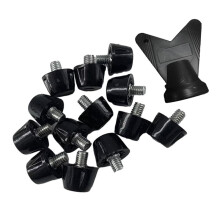12 ST Fotbollssko Spikes Professionella Fotbollsskor med Klotsar M5 Ersättningsdubbar med Skiftnyckel Spetsskor Spikes 7 mm