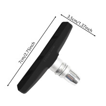 (Black) Mountain Bike V-Brake Pads Set 50 Char