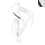 (White) Cycling Bottle Holder - Universal & Non-Slip 3