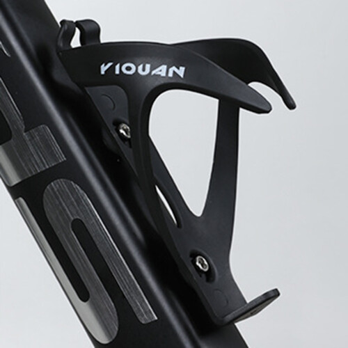 (Black) Cycling Bottle Holder - Universal & Non-Slip 1