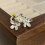 (Three Flowers) Antique French Iris Flower Silver Ring 1