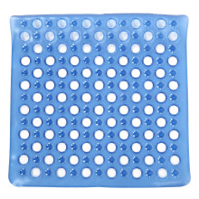 Bath Mat Anti Slip, Nonslip Shower Floor Mat with Superior Suction Cups, Excellent Drainage Design for Bathroom Showers, Soft and Safe Silicone Mat