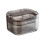 (Black) Travel Retainer Case w/ Strainer for Clear Braces 1