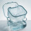 (Blue) Travel Retainer Case w/ Strainer for Clear Braces 1
