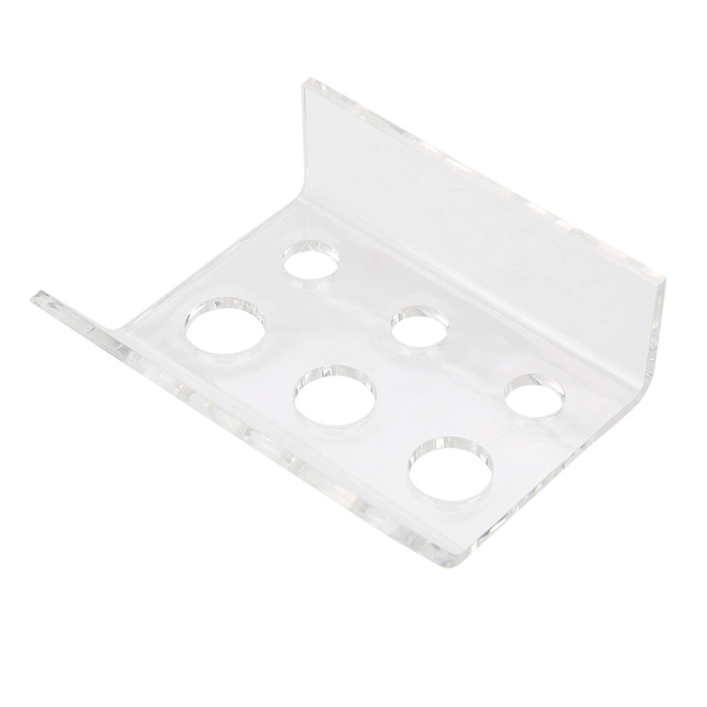 Arched Acrylic Tattoo Ink Cup Holder 7.5x8.5cm Transparent Durable