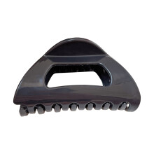 (Naked Feel Gray Triangle) Strong Grip Silicone Shark Hair Clip for Women