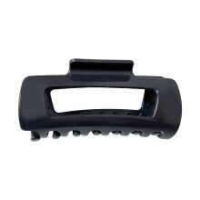 (Naked Feel Gray Curve) Strong Grip Silicone Shark Hair Clip for Women