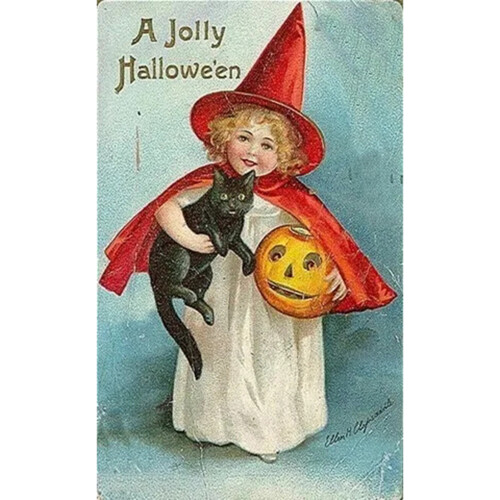 Vintage Halloween Postcard - Exquisite Gift 2