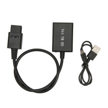 Portable Multimedia Interface Transformer, High Resolution Output (720P, 1080P) RCA to HDMI Adapter, Plug and Play, Ensures Clear Picture Quality