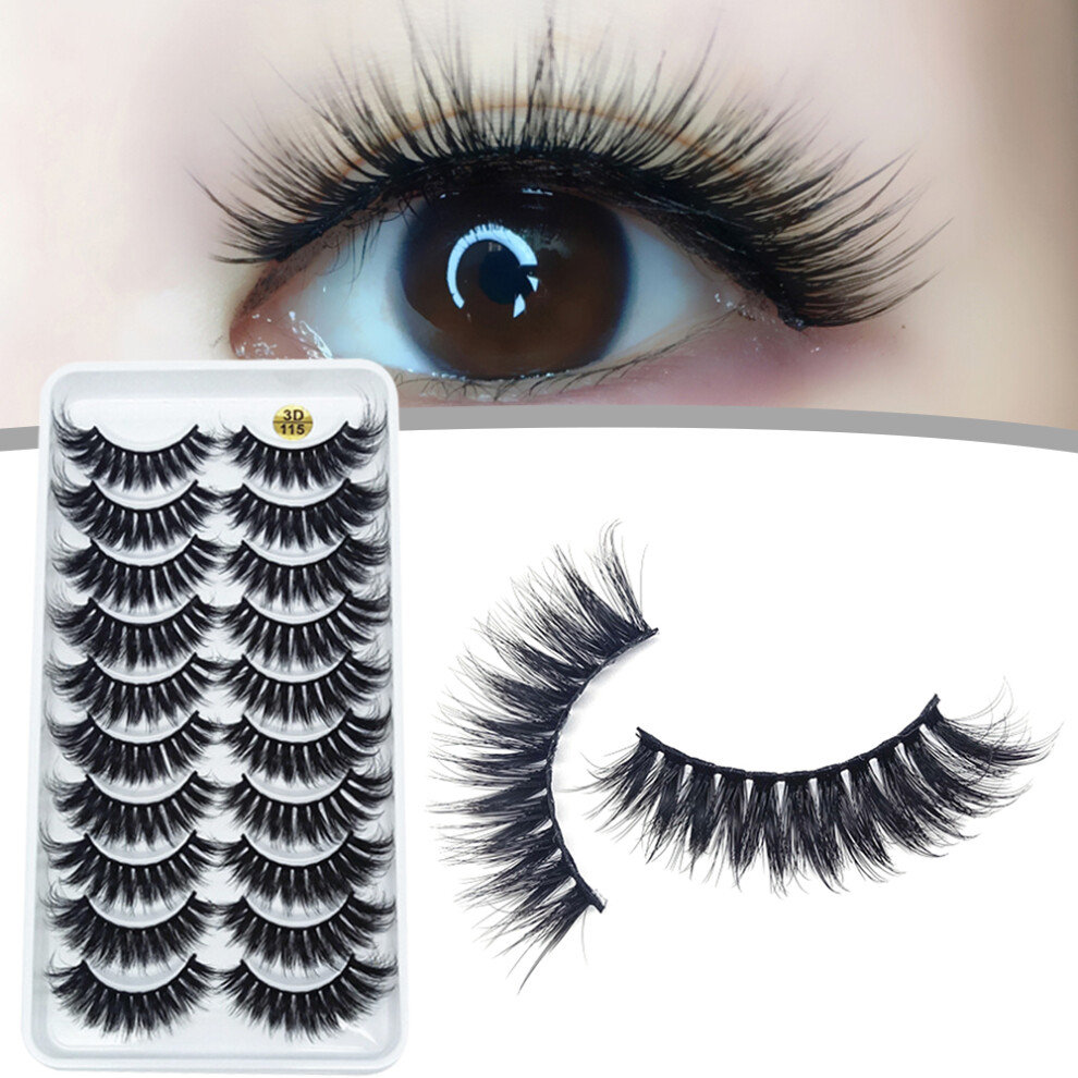Dachuang Beauty Light 3D Fluffy False Eyelashes 10Pairs