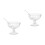 2Ensembles Petits Bols Transparente Pour Salade Glace 5