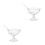2Ensembles Petits Bols Transparente Pour Salade Glace 6