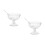 2Ensembles Petits Bols Transparente Pour Salade Glace 8