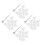 4Ensembles Outils Plastiques Avec Pinces Plateaux Pour 4