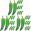 90Pièces Faux Piments En Mousse Vert Accessoires Décoratifs 1