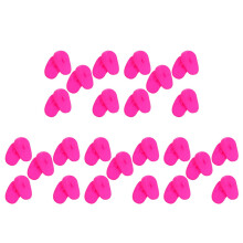 50Pcs Rosy Silicone Ear Covers for Hair Dye Waterproof Heat Protection