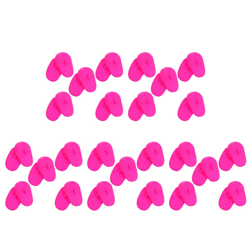 Totority 50Pcs Rosy Silicone Ear Covers For Hair Dye Waterproof Heat Protection