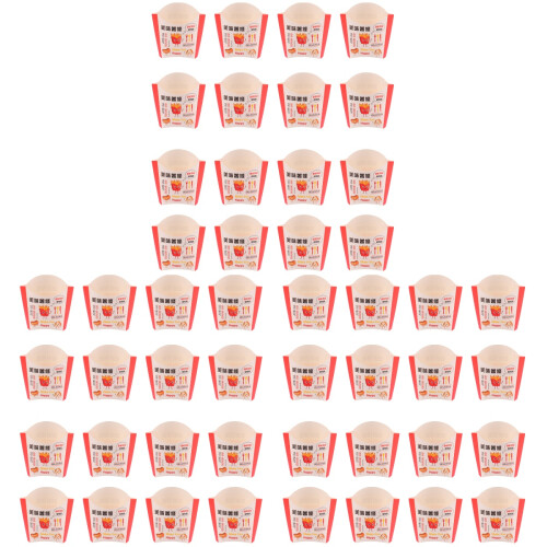 300Pièces Boîtes À Chips Jetables En Papier Pour Stockage