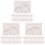 45Pièces Cartes Nail Art Présentation Papier Lisse Multiples 1
