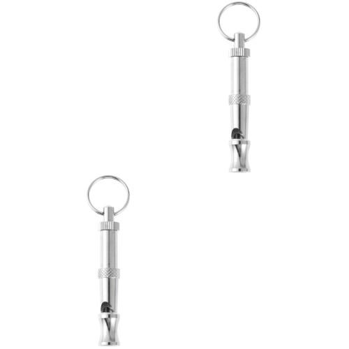 2Pièces Meilleur Sifflet Argent Pour Avec Lanière 2