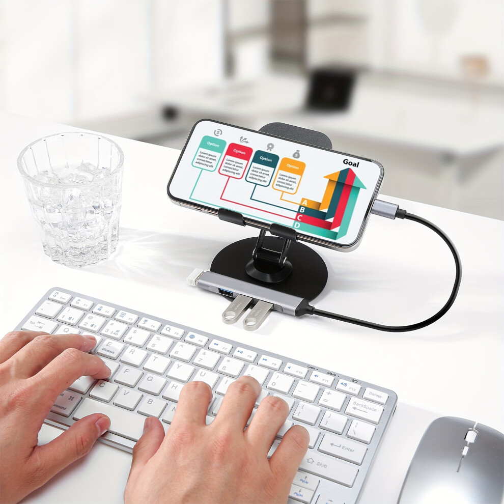 (Type C) 3-Port Usb-C Hub, Fast Data Transfer, Compact 6265976222052