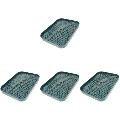 4Pièces Plateau Égouttoir Vert Pour Cuisine Service