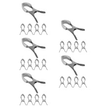 25Pièces Clips En Acier Inoxydable Pour Réparation Saxophone Argent