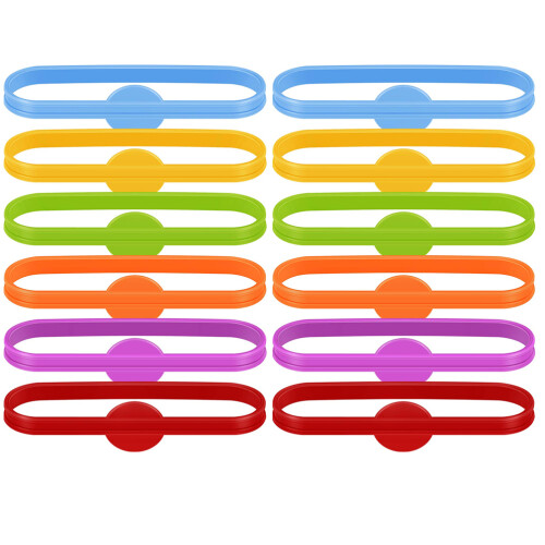 36Pièces Marqueurs Verres En Silicone Multicolores Pour Vin