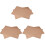 300Pièces Papier Cuisson Parchment Khaki Résistant Four Friteuse 1