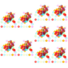 1200Pièces De PVC Colorés Pour Jeux Éducatifs Et Loisirs