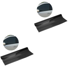 2Pièces Film Teinté Auto Noir Haute Qualité Anti Uv Chaleur Réduite