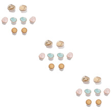 3Ensembles Accessoires Nail Art Silicone Colorés Séparateurs Doigts