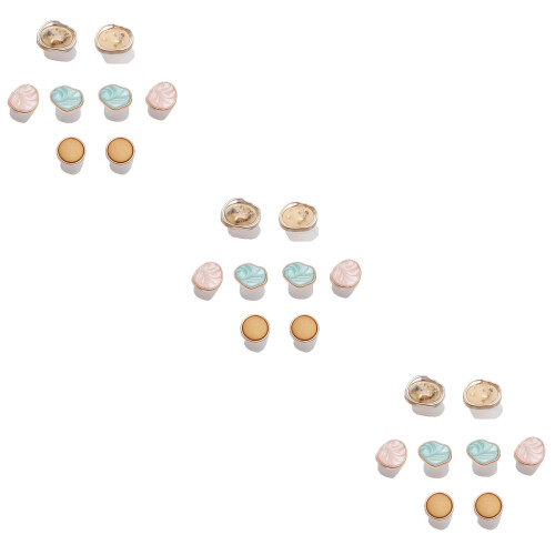 3Ensembles Accessoires Nail Art Silicone Colorés Séparateurs Doigts