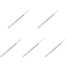 5Pièces Crochets Métal Pour Cordeage Raquettes Argent