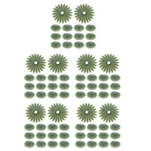 500PiĂšces Bases Calyx Vert Plastique Stables Pour Arrangements Fleurs