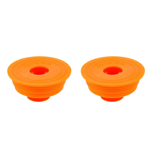 2Pièces Dispositifs Anti-Odeur Orange Pour Drain De Sol En Silicone