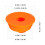 2Pièces Dispositifs Anti-Odeur Orange Pour Drain De Sol En Silicone 3