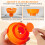 2Pièces Dispositifs Anti-Odeur Orange Pour Drain De Sol En Silicone 7