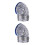 2Pièces Tuyau D'évacuation Sèche-Linge Aluminium Argent Résistant 4