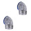 2Pièces Tuyau D'évacuation Sèche-Linge Aluminium Argent Résistant 5