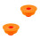 2Pièces Dispositifs Anti-Odeur Orange Pour Drain De Sol En Silicone 9