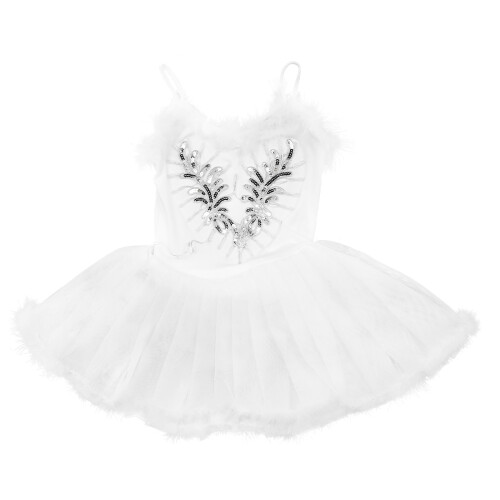 Wit Ballet Tutu Jurk Met LED-Licht Vrouwen En