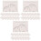 45Pièces Cartes Nail Art Présentation Papier Lisse Multiples 3
